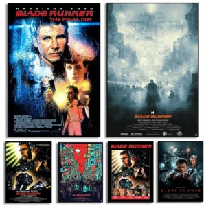 Blade Runner 1982 Classic Movie Poster - Film Fan Collectibles - Vintage Movie Poster - Home Decor - Wall - Posters Gifts