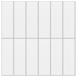 10pcs Thicker Design 3D Self-adhesive Wall Sticker Home Wallpaper Durable Pet Material Tile Decals for Kitchen Bathroom Tailg