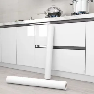 80cm Width Vinyl Wallpaper Marble Waterproof Wall Stickers Bathroom Table Kitchen Self-Adhesive Sticker for Furniture Decor