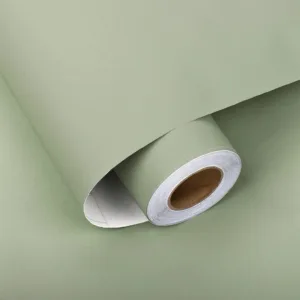 1/2/3/5/6M Self-adhesive Film Green Matt Thickened Sticker Furniture Kitchen for Cupboards Tables Wall DIY Renovation Wallpap