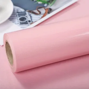 1 Roll Pearlescent Pink Marble Wallpaper Waterproof Contact Paper Vinyl Self Adhesive Peel and Stick Removable Decor Sticker