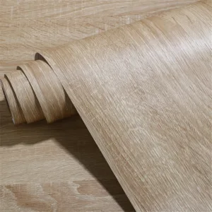 Vintage Wood Grain Home Furniture Waterproof Vinyl Wall Sticker Self Adhesive PVC Wallpaper Kitchen Cabinet Door Contact Paper