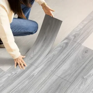 10PCS 40x15cm Floor Sticker Wall Sticker Modern Self-adhesive Thick PVC Wood Grain Floor Sticker Living Room Bedroom Decorati