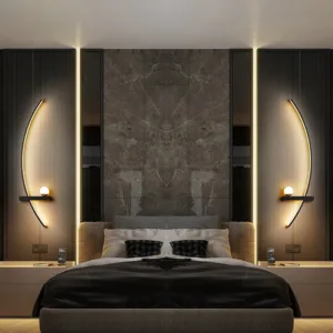 LED Wall Lamp 55/105CM Smart Remote Control Left Right Lighting Wall Sconces Bedroom Bedside Living Room Home Led Lights Lustre