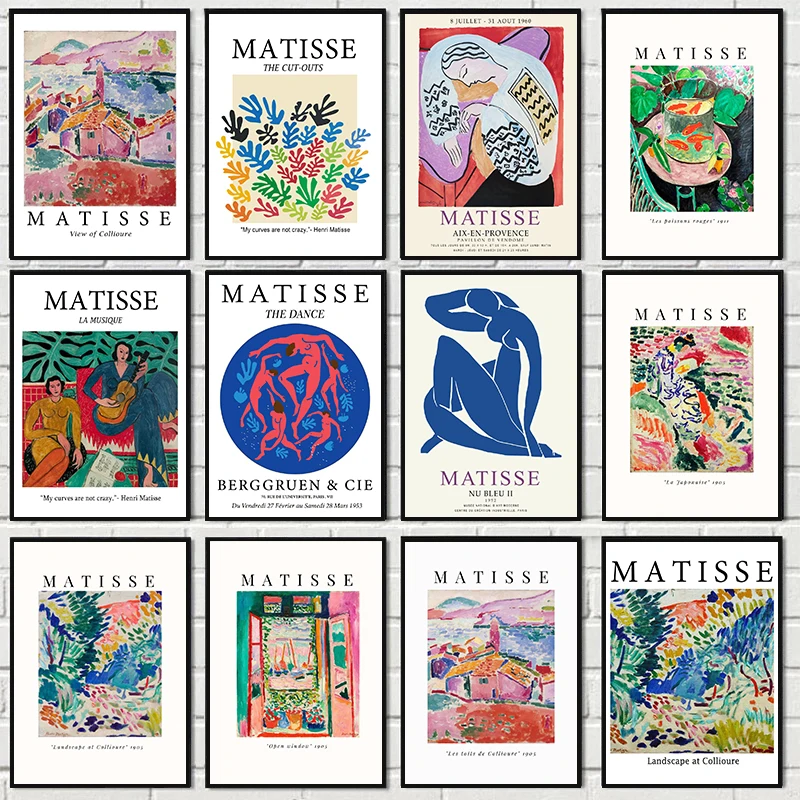 Matisse Poster Nordic Aesthetic Living Room Decor Vintage Abstract Canvas Interior Paintings Wall Art Prints Pictures Decoration