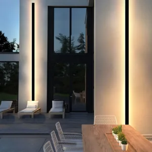 Outdoor Waterproof Wall Lamp LED Strip Background Wall Lamp Stair Garden Lamp Living Room Bedroom Bedside IP65 Wall Lights