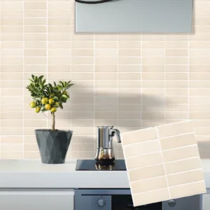4PCS Strong Adhesive 3D Wall Sticker Peel And Stick Waterproof Vinyl Wallpaper Easy to Install Wall Tiles For Home Decorate