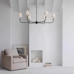 American Countryside Living Room Chandelier Modern Simple Dining Room Bedroom Home Decoration French Light Luxury Ceiling Lamp