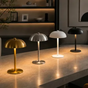 Mushroom LED Night Light Touch Dimmable 3 Color Table Night Lamp Rechargeable Bedside Bedroom Lamps Office Study Room Decor Gift