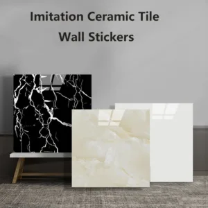10/20pc 30x30cm Imitation Marble Wall Sticker PVC Self-adhesive Floor Sticker Waterproof Bathroom Living Room Kitchen Home De
