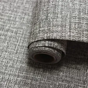 Linen Peel and Stick Wallpaper Grasscloth Self Adhesive Contact Paper Waterproof Textured Wall Paper for Wall Sticker Home De