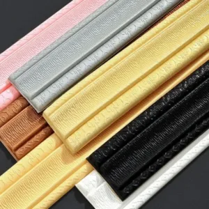 1pc 2.3mX7.8cm Wallpaper Decorative Line Skirting Line Decoration Self-adhesive Waterproof Living Room Wall Border Sticker