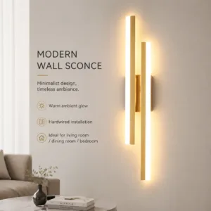 Minimalist LED Wall Lights Are Suitable for Bedrooms, Hallways, Staircases, and Dining Rooms