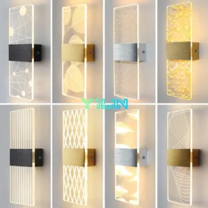 Original Design Acrylic Indoor Wall Lamp Nordic LED Wall Light 6W Sconce Lamps Balcony Aisle Bedside Lights For Home Decoration